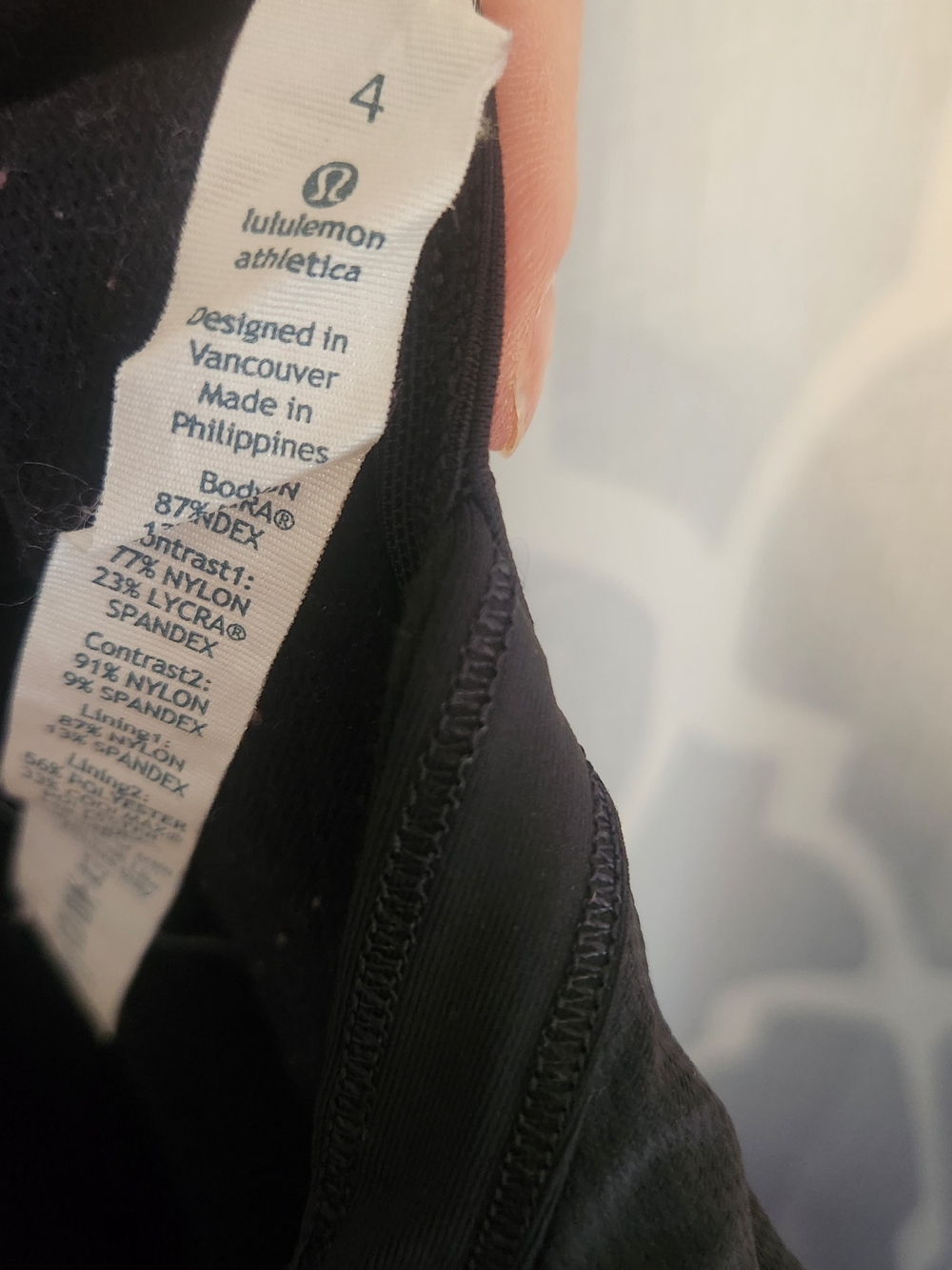lululemon athletica Black Athletic Tank Top - Picture 4 of 4
